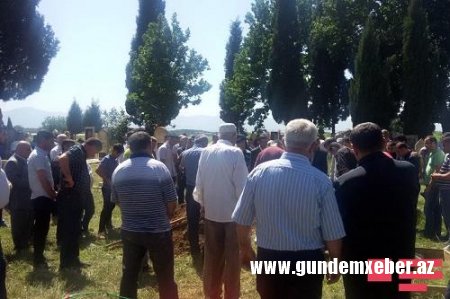 Namin Bünyatzadənin meyiti Şəmkirə aparıldı - Foto