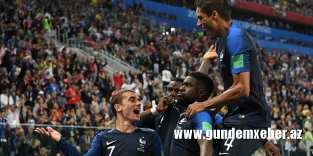 "DÇ-2018": İlk finalçı Fransa oldu