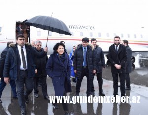 Gürcüstan Prezidenti Qaxa gedib