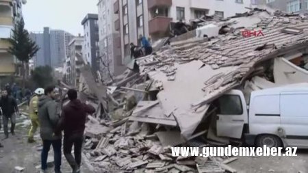 İstanbulda bina çökdü: ölənlərin sayı artdı