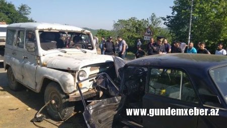 Lənkəranda agır yol qəzası: 7 nəfər yaralandı - FOTO