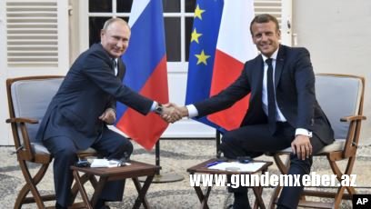 Makron və Putin Ukraynada durumu müzakirə edib