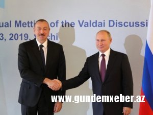 Soçidə Putin-Əliyev görüşü