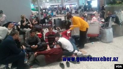 İstanbul aeroportunda minlərlə insan ilişib qalıb