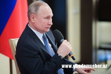 Putin: “Ümid edirəm ki, koronavirusla bağlı vəziyyət iki-üç aydan daha tez düzələcək”