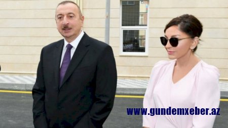 İlham Əliyev və Mehriban Əliyeva açılışda - Foto