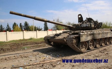 MN: Düşmənin xeyli sayda hərbi texnikası məhv edilib, 6 tank ələ keçirilib