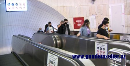 Bakı metrosunda karantin qaydalarına  əməl etməyən şəxslərə qarşı reyd keçirilib