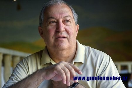 Ermənistan prezidenti: “Təslim olduğumuzu KİV-dən öyrəndim”