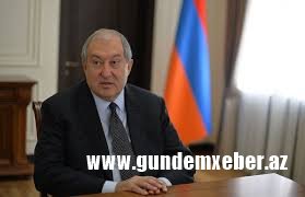 Ermənistan prezidenti Rusiyaya gedib