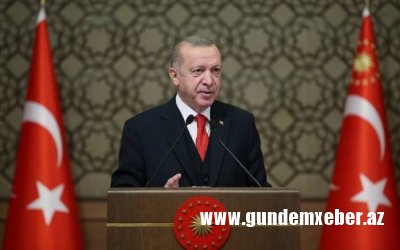 Ərdoğan: “Qardaşımız Azərbaycan torpaqlarını azad etməklə bölgədə yeni dövrün qapılarını açıb”