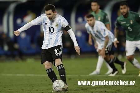 Messi Argentina millisində yeni rekorda imza atdı