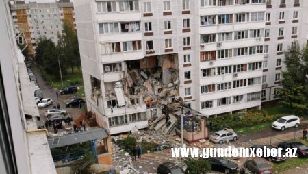 Moskvada yaşayış binası çökdü: ölən və yaralananlar var