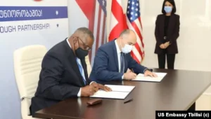 ABŞ və Gürcüstan təhlükəsizlik əməkdaşlığının inkişafına dair razılaşma imzalayıb