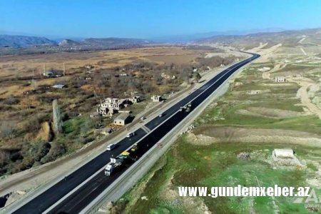 Xudafərin-Qubadlı-Laçın avtomobil yolunun asfaltlanmasına başlanılıb - FOTO