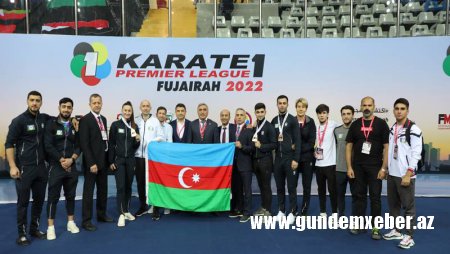 Karateçilərimiz BƏƏ-də 3 medal qazandı