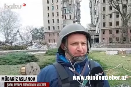 Baku TV əməkdaşı Ukraynadan xəbər verir -VİDEO