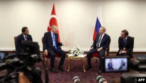 Putin İran və Türkiyə liderləri ilə görüşüb