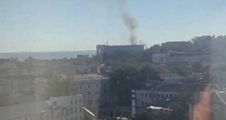 Krımda Rusiya donanmasının qərargahı PUA ilə vurulub