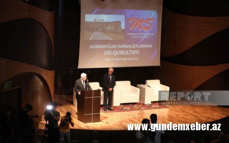 Azərbaycan jurnalistlərinin VIII qurultayı başlayıb, Şuranın Nizamnaməsinə dəyişikliklər təklif edilir - YENİLƏNİB-2