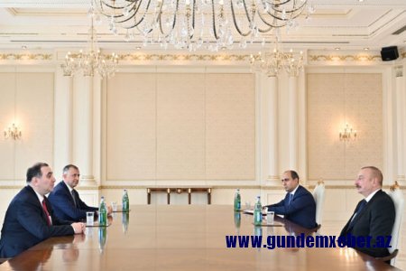 Prezident İlham Əliyev Gürcüstanın təhsil və elm nazirini qəbul edib
