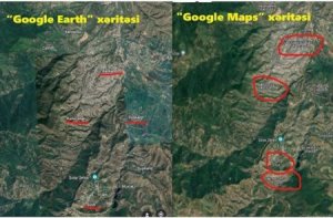 “Google Maps” Qarabağdakı qondarma erməni toponimlərini götürüb? - “Google Earth" silsə də...