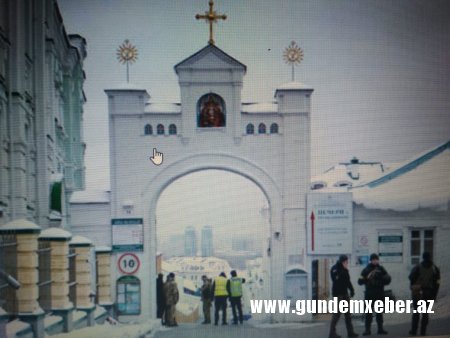 Ukrayna təhlükəsizlik xidməti monastırda axtarış aparır, “təxribat fəaliyyətləri” barədə xəbərdarlıq edir