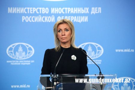 Mariya Zaxarova: “Ermənistanın Rusiya ilə bağlı bəyanatları absurddur”