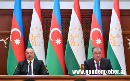 Azərbaycan-Tacikistan danışıqlarının nəticələrinə görə sənədlər imzalanıb – SİYAHI