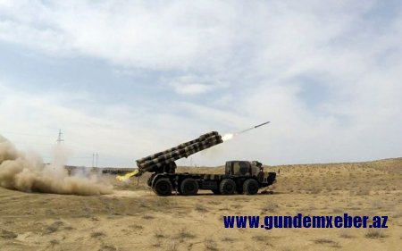 Ordumuzun raket-artilleriya bölmələri poliqona çıxarıldı – VİDEO