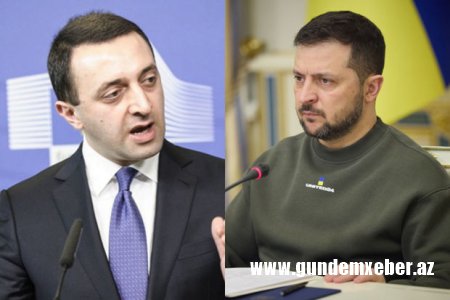 Zelenski və Qaribaşvili Moldovada bir-birinə salam verməyiblər - VİDEO