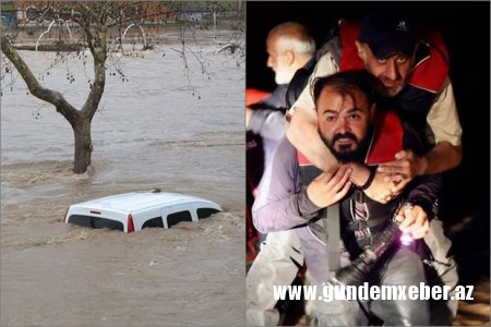 Türkiyədə təbii fəlakət: 13 vilayətdə “narıncı” kod xəbərdarlığı edildi - FOTO