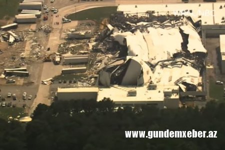 ABŞ-də tornado “Pfizer”in zavodunu dağıdıb - VİDEO