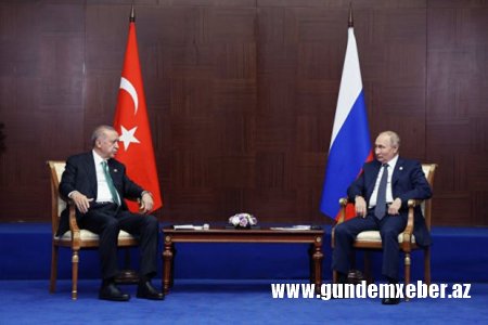 Putin Türkiyədə “qaz hab”ının yaradılması ilə bağlı danışıb