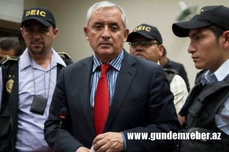 Qvatemalanın eks-prezidenti səkkiz il müddətinə azadlıqdan məhrum edildi