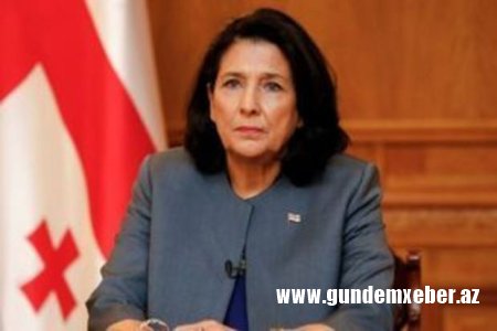 Gürcüstan prezidenti: “Hamı istefa arzumu unutmalıdır”