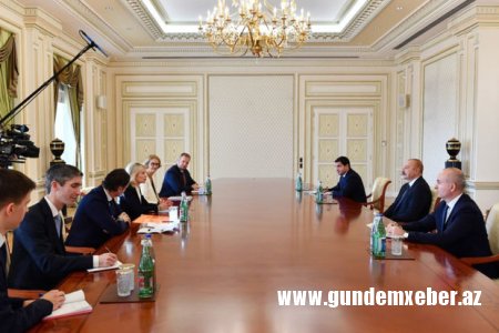 Prezident İlham Əliyev ATƏT Parlament Assambleyasının prezidentini qəbul edib - FOTO