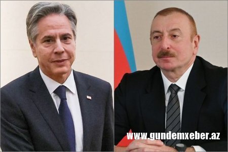 ABŞ-nin dövlət katibi Azərbaycan Prezidentinə zəng edib