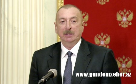 Azərbaycan Prezidenti Beynəlxalq Konfransın iştirakçılarına müraciət edib