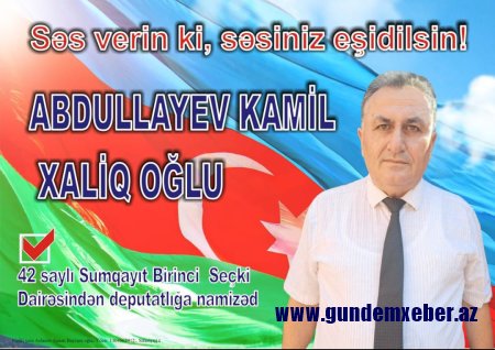 Müstəqil namizəd Kamil Abdullayevin seçicilərlə növbəti görüşü keçirildi