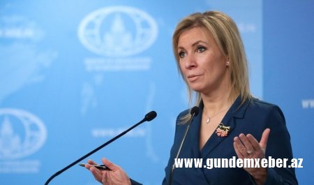 Zaxarova: Qərb Cənubi Qafqazda sülhün təmin edilməsinə qarşıdır