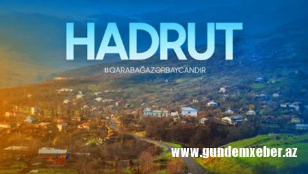 Hadrutun işğaldan azad olunmasından 4 il ötür