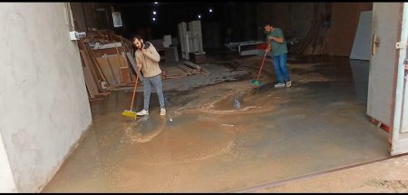 Kanalizasiya sistemləri olmayan Mehdiabadda evlər su altında qalıb - FOTO/VİDEO