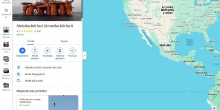 “Google” Meksika körfəzinin adını dəyişib