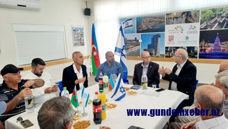 İsrailin Azərbaycana yeni təyin olunan səfiri "İsraildə Azərbaycan Evi"ndə Diaspor və icma rəhbərləri ilə dəyirmi masa keçirib...