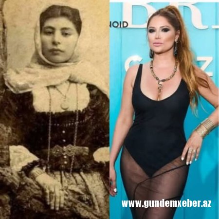 Azərbaycanlı qız (1905) və azərbaycanlı müğənni Nigar Camal (2025)