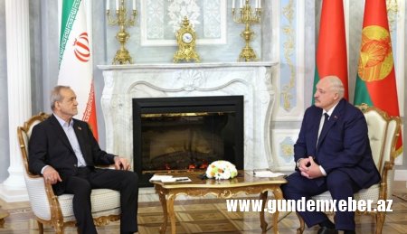 Lukaşenko Pezeşkianla RAZILIĞA GƏLDİ - Yeni saziş İMZALANACAQ