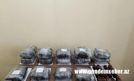İrandan Azərbaycana 15 kiloqram narkotikin keçirilməsinin qarşısı alındı